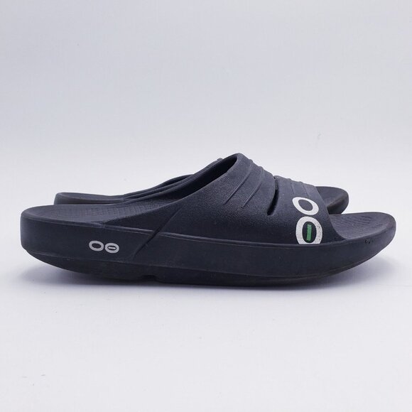OOFOS Shoes - OOFOS OOahh Slide Sandals Comfort Recovery Lightweight Cushioned Size 8 Black